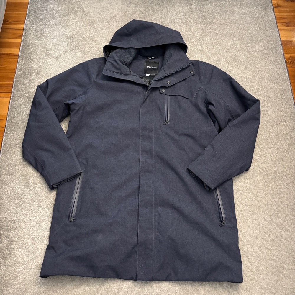 Marmot Uptown Insulated Waterproof Jacket Midnight Navy Men’s